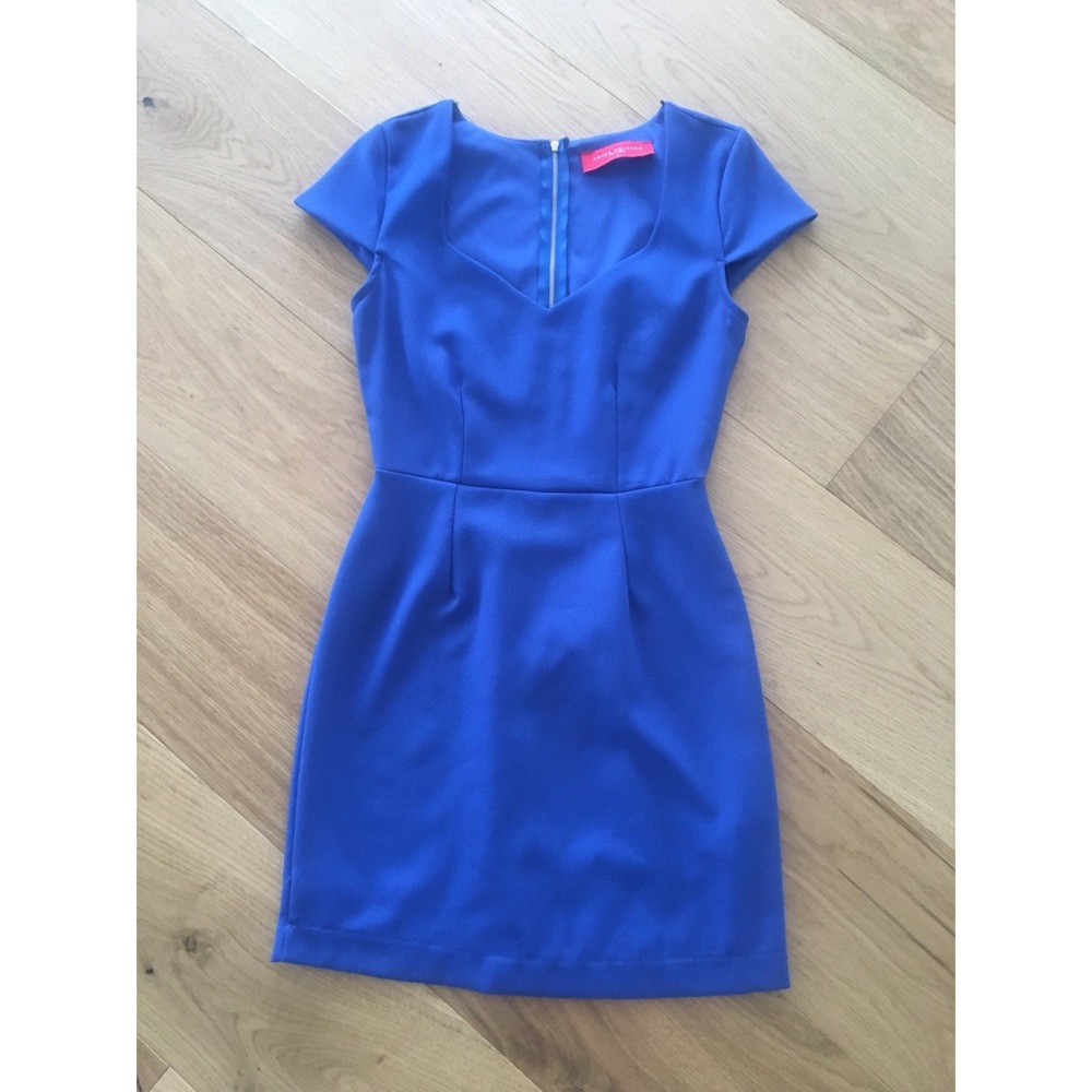 AKIRA Size: S Royal Blue Sweetheart Dress